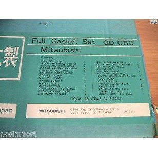 Mitsubishi Colt Sigma   Full Engine Gasket Set 1850cc G35B  1977   non-US