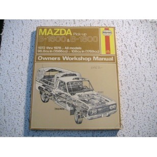 Mazda Pickup B1600 B1800  Haynes Repair Book  1972-1978