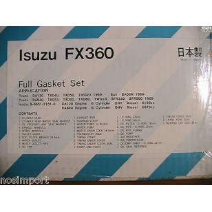 Isuzu Diesel Truck Bus TSD TXD TWD Full Engine Gasket Set 6-cylinder 1969