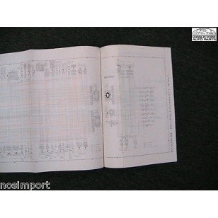 Nissan Stanza Sedan FACTORY Wiring Book 1988 Used. BIG