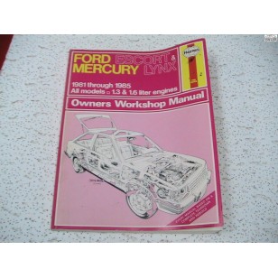 Ford Escort  Mercury Lynx Haynes Repair Maunal 1981 - 1985