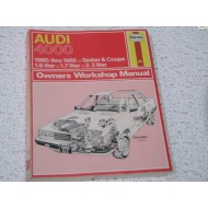 Audi 4000 Haynes Repair Manual 1.6 1.8 2.2 5-cylinder 1980-1982