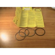 VW Volkswagen Aud1 Rabbit Fox Dasher 1.6 Ring Set Oversize .5mm Goetze 1978-1984