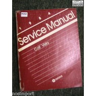 Dodge Colt VISTA 1984 FACTORY Service Manual Used