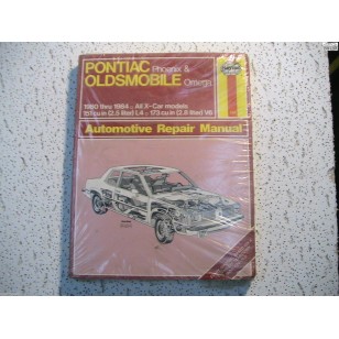 Pontiac Phoenix  Oldmobile Omega X-Body Haynes Repair Manual 1980-1984