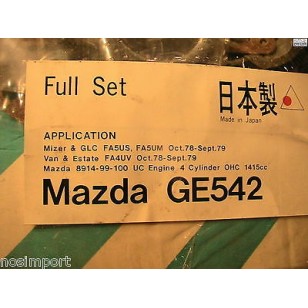 Mazda GLC Mizer USA Van 1415cc UC Full Engine Gasket Set   1979