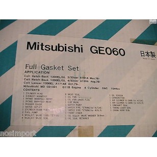 Mitsubishi Colt Lancer 1200 Full Engine Gasket Set  G11B    non-US  1978-on